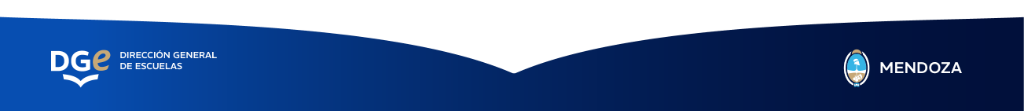 Dirección General de Escuelas · Gobierno de Mendoza